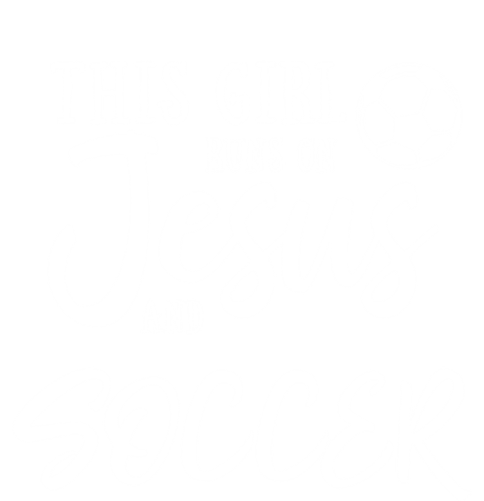 Runs On Jesus And Soccer Gift Christian T-Shirt