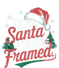 Dear Santa I Was Framed Christmas Outfit Cool Gift Full-Length Apron With Pockets