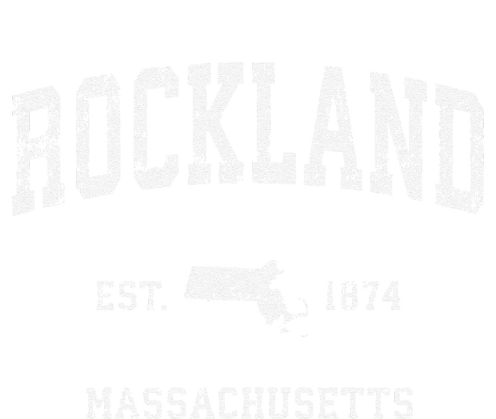 Rockland Massachusetts Ma Vintage Athletic Sports Hoodie