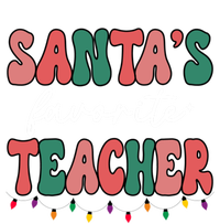 Groovy Christmas Lights Santas Favorite Teacher Meaningful Gift T-Shirt