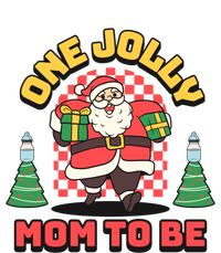 One Jolly Mom To Be Santa Funny Pregnancy Christmas Gift T-Shirt