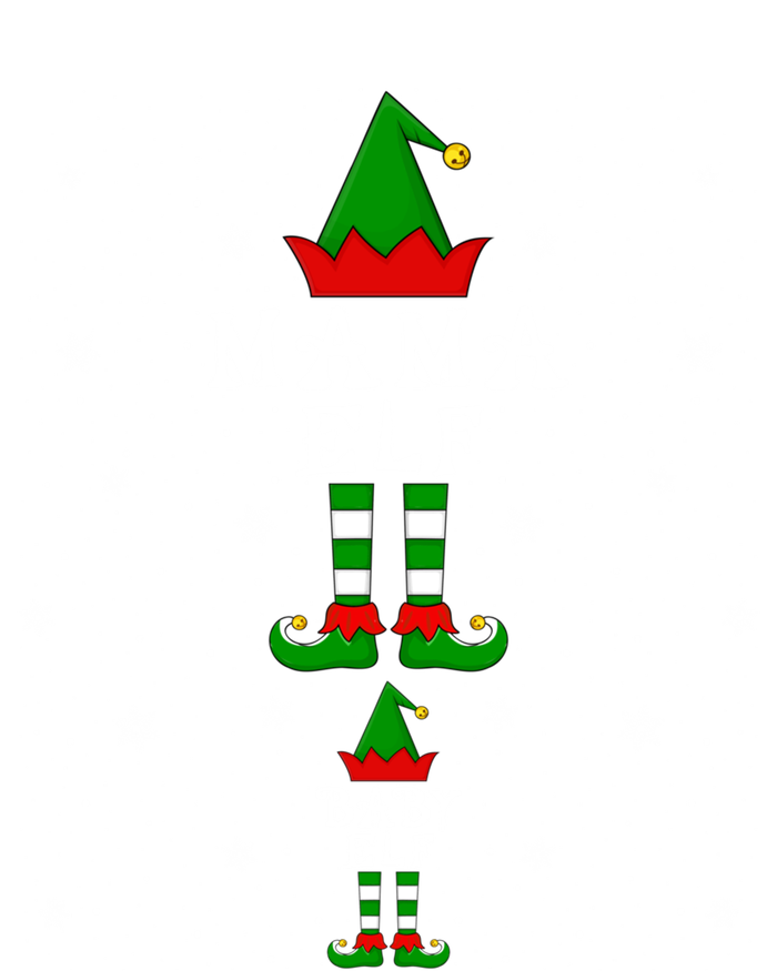 Pregnancy Announcet Mama Elf Elf Pregnant Christmas Gift V-Neck T-Shirt