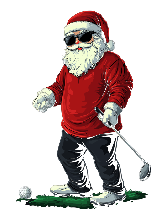 Santa Playing Golf Christmas Golfer Xmas Gift T-Shirt