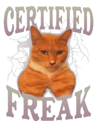 Funny Cat Meme Certified Freak Eat Cement Cursed Cat T-Shirt