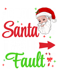 Dear Santa It Was His Fault Christmas Xmas Gift T-Shirt