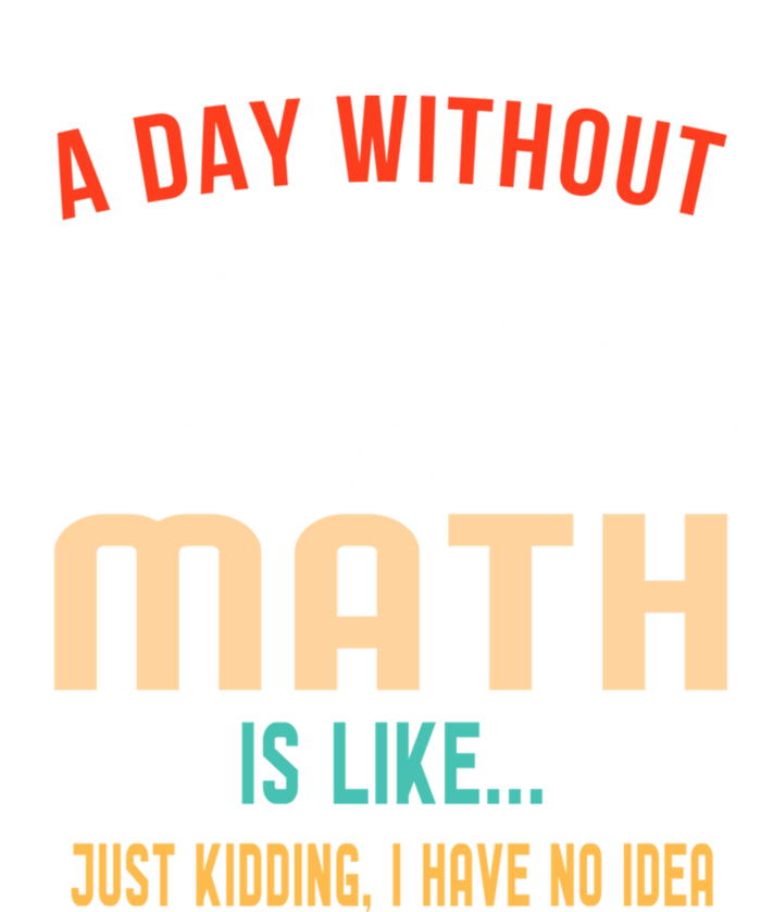 A Day Without Math Is Like Math Student Math Teacher Gift Sweatshirt