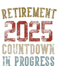 Retirement 2025 Countdown In Progress Retired 2025 Gift Women's Long Sleeve Flannel Pajama Set 