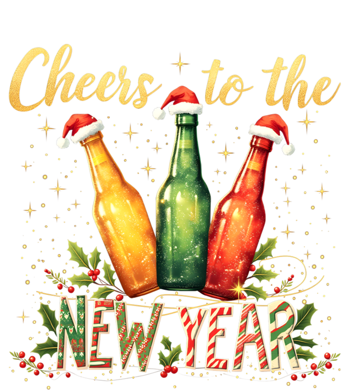 Cheers To The New Year 2025 New Year Festive Bottles Design Cute Gift Sustainable Beanie