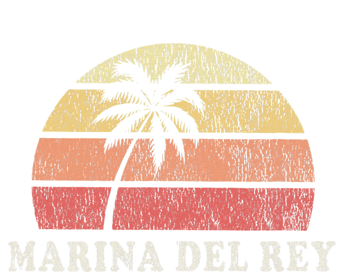 Marina Del Rey Ca Vintage 70s Retro Throwback Design T-Shirt