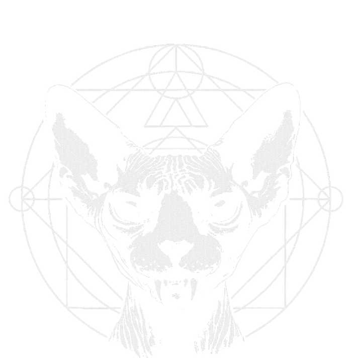 Occult Sphinx Cat Sacred Geometry Occult Baby Bodysuit