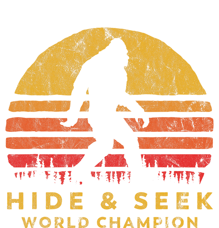 Original Retro Hide & Seek World Champ Bigfoot Sun Graphic T-Shirt