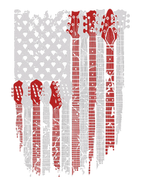 Usa American Flag Guitar Musician 4th Of July Guitarists T-Shirt