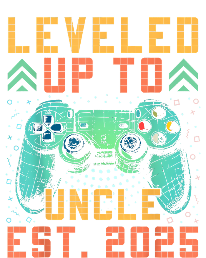 Promoted To Uncle 2025 Leveled Up To Uncle Est 2025 Gaming T-Shirt