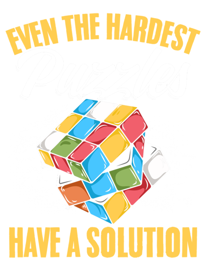 Hardest Puzzles Speed Cubing Math Cuber Puzzle Cube Great Gift T-Shirt