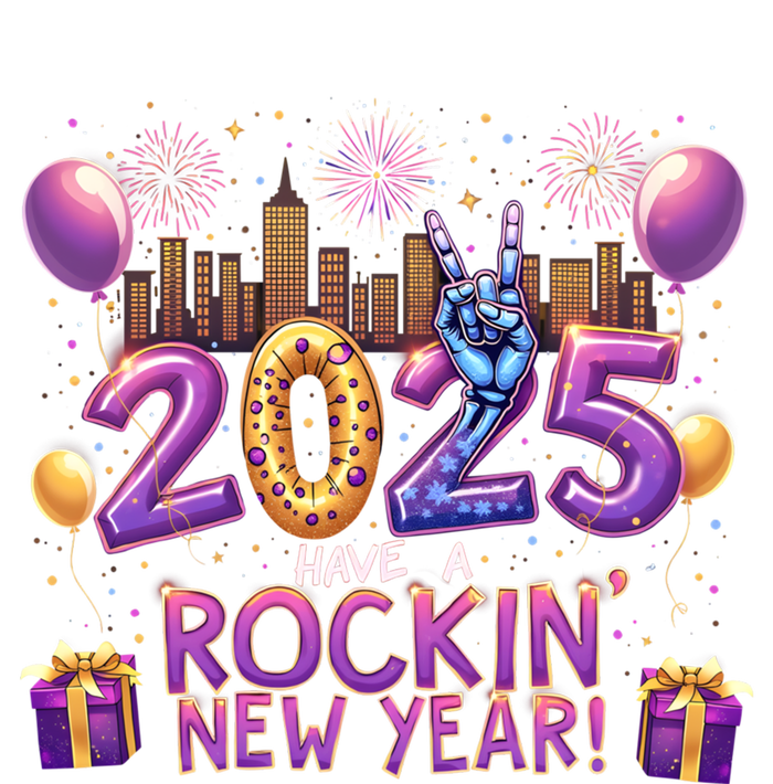 Have A Rockin Happy New Year 2025 New Year Party Fireworks Cool Gift T-Shirt