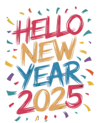 Hello New Year 2025 – Colorful Celebration Vibes Gift Full-Length Apron With Pockets