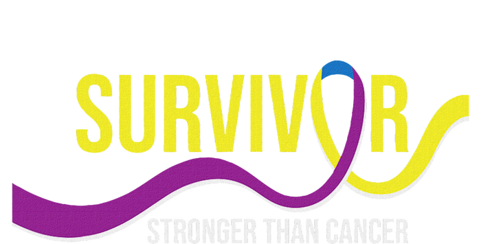 Survivor Stronger Than Cancer Bladder Cancer Awareness T-Shirt