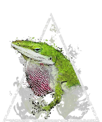 Anole Green Lizard Pet Anoles Reptile Smoke T-Shirt