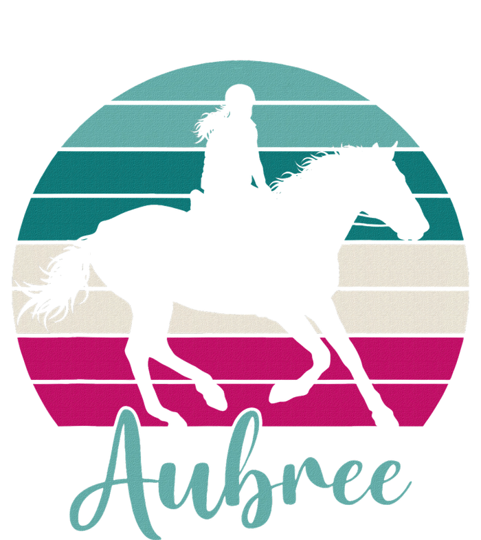 Aubree Name Gift Equestrian Aubree Horse Girl T-Shirt