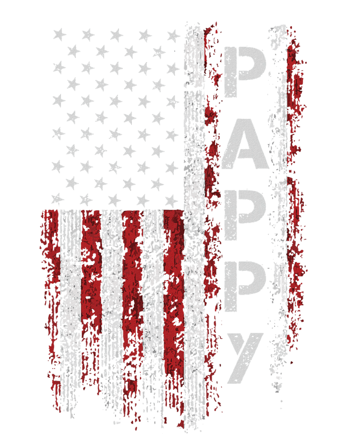 S Proud Pappy American Flag Pappy Patriotic FatherS Day Doggie Tank