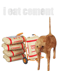 I Eat Cement Cursed Cat Funny Oddly Specific Meme T-Shirt