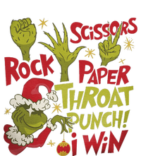 Rock Paper Scissors Throat Punch I Win Funny Christmas T-Shirt