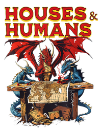 Houses And Humans Vintage Retro 90s Funny Gamer Gaming T-Shirt