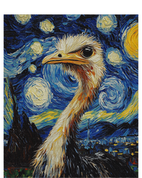 Funny Ostrich Van Gogh Style Starry Night Graphic Mousepad