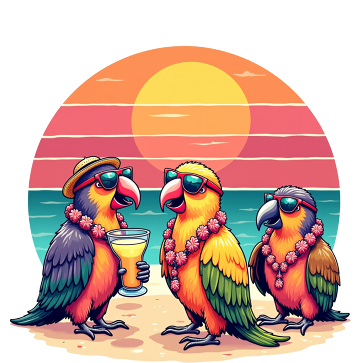 Parrots Ing Margarita On Summer Vintage Group Bird Gift T-Shirt