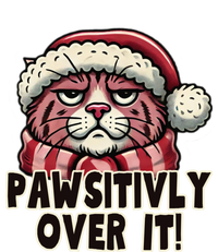 Pawsitively Over It Funny Grumpy Cat Christmas Great Gift Softstyle Adult Sport Polo