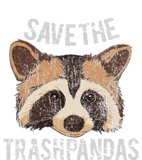 Save The Trash Pandas Funny Racoon Vintage Retro Pajama Set