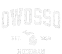 Owosso Michigan Mi Vintage Athletic Sports Hoodie