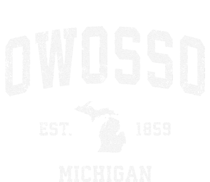 Owosso Michigan Mi Vintage Athletic Sports Hoodie