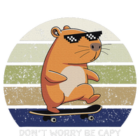 Dont Worry Be Capy Capybara Women's Racerback Tank