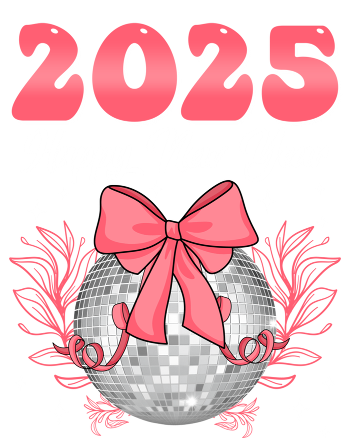 Groovy Happy New Year 2025 Disco Ball New Years Eve Party Gift Ladies Essential Flowy Tank