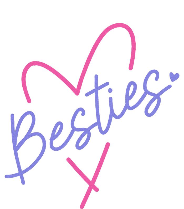 Cute Best Friend Matching Bestie Bff Sister Cousin T-Shirt