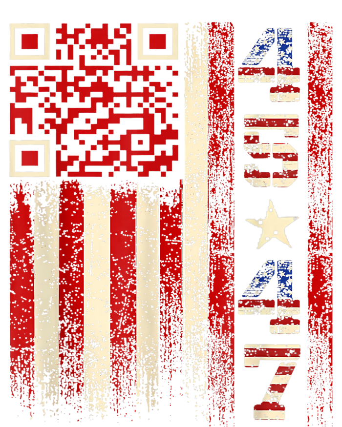 Funny Qr Scan Me President Trump 45/47 Trump Dancing Code T-Shirt