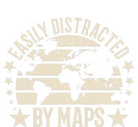 Easily Distracted By Maps Geography T-Shirt