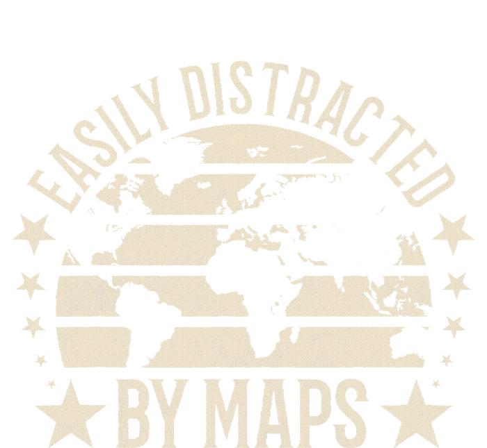 Easily Distracted By Maps Geography T-Shirt