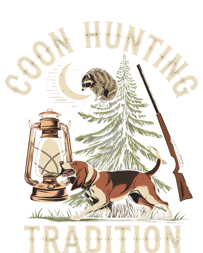 Coon Hunting Night – Patriotic Design For Coon Hunters Ladies Essential Tank