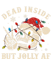 Dead Inside But Jolly Af Funny Skeleton Lights Christmas Gift T-Shirt