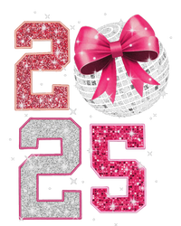 Happy New Year 2025 Disco Ball Coquette Bow Family T-Shirt