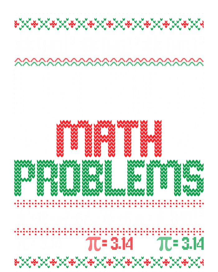 Math Teacher I Sleigh Math Problems Christmas Ugly Gift T-Shirt