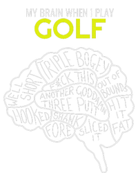 Funny Golf Joke Frustrated Angry Rubbish Golfer Dad Golfing Tall Hoodie