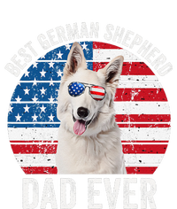 White German Shepherd Dad American Flag Dog Lover Gsd Dog Softstyle Adult Sport Polo