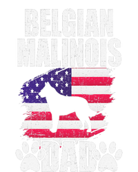 Belgian Malinois Dad Dog Lover American Us Flag T-Shirt