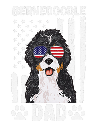 Bernedoodle Dog American Flag Bernedoodle Dad T-Shirt