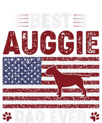 Best Auggie Dad Ever American Flag Dog Dad Softstyle Adult Sport Polo