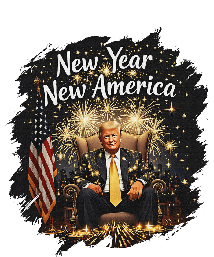 New Year New America Happy New Year Party 2025 Trump T-Shirt