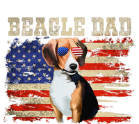 Beagle Dad American Flag Sunglasses Dog Usa Dog Dad T-Shirt